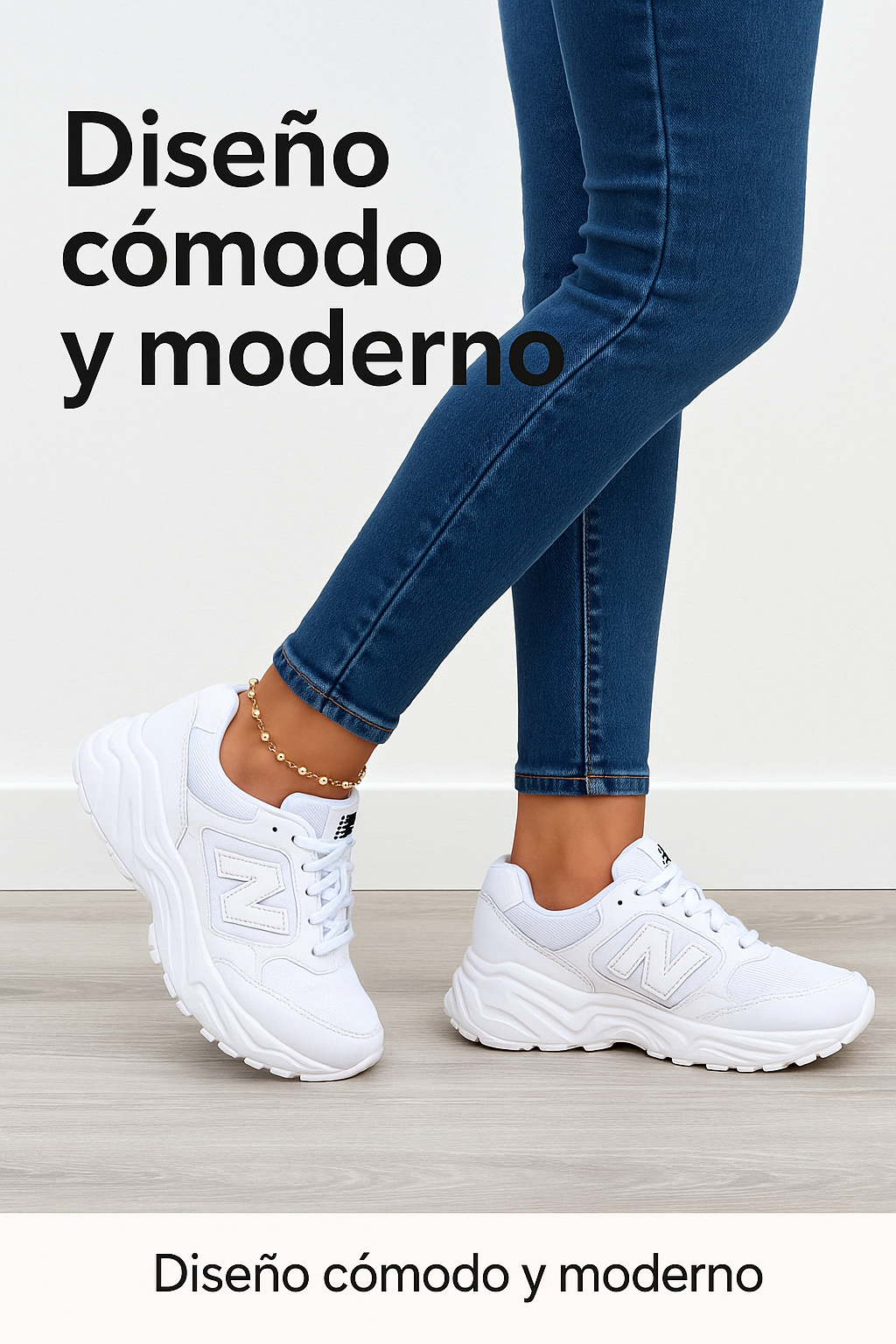New Balance Suela Alta Blanco Dama